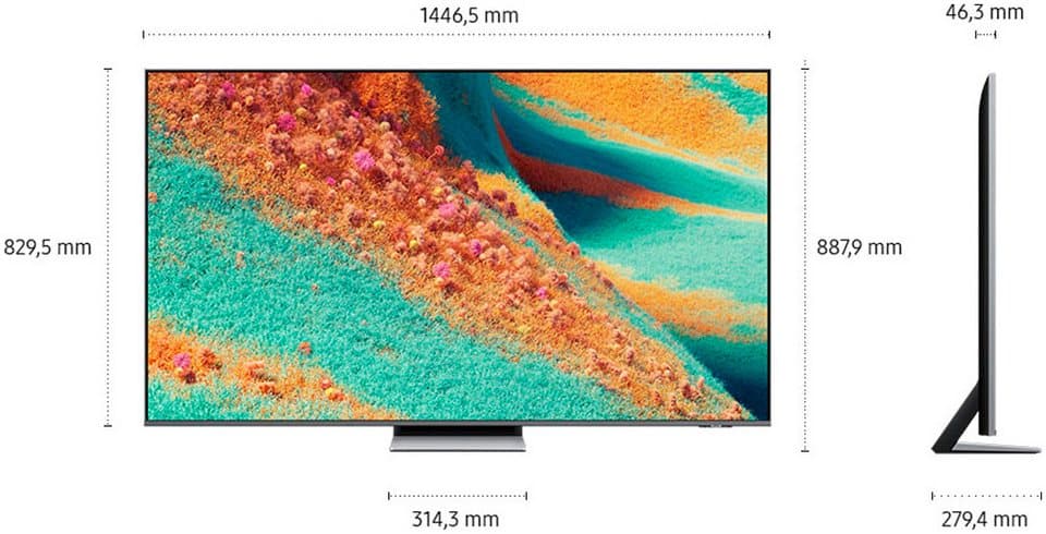 Samsung GQ65QN85FAU QLED-Fernseher (163 cm/65 Zoll, 4K Ultra HD, Smart-TV, NQ HDR+, 4K AI Upscaling, Dolby Atmos & AI Sound, Gaming bis zu 144Hz) - Thumbnail 12