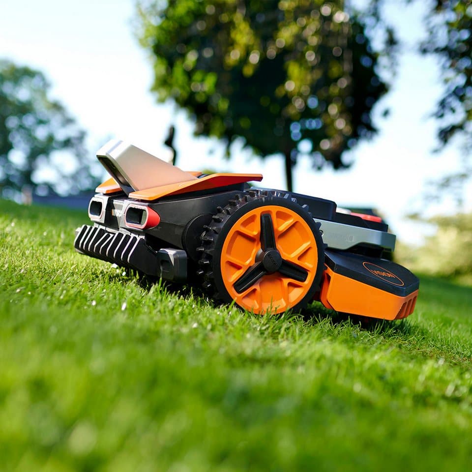 Worx Rasenmähroboter Mähroboter L1300 Landroid VISION, bis 1300 m² Rasenfläche, Intelligenter Mähroboter ohne Begrenzungskabel, für Gärten bis 1300m² - Thumbnail 5