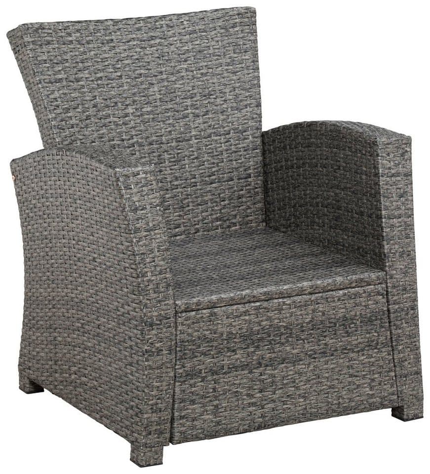 KONIFERA Gartenlounge-Set Siros, (Set, 12-tlg., 1x 3er Sofa, 2x Sessel, 1x Tisch 135x82x65cm, inkl. Auflagen), Polyrattan, Stahl, Tischplatte aus Nonwood, geeignet für 5 Personen - Thumbnail 6