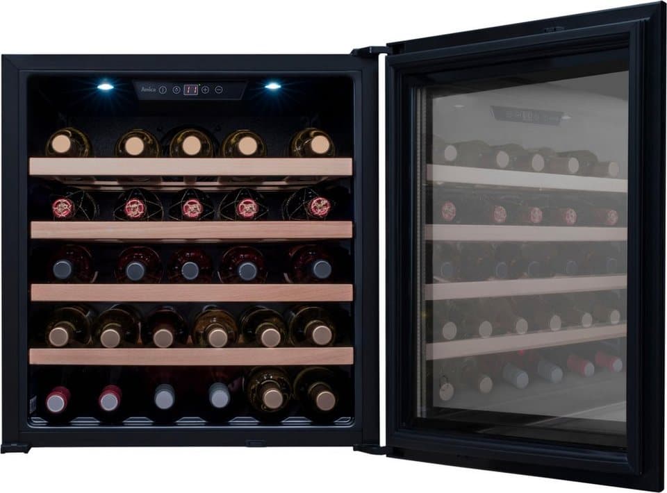 Amica Einbauweinkühlschrank WK 341 210 S, für 40 Standardflaschen á 0,75l,LED-Beleuchtung - Thumbnail 2