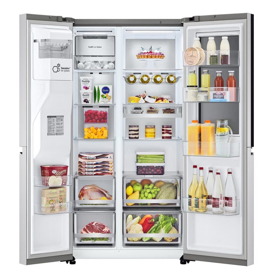 LG Side-by-Side GSXV90BSDE, 179 cm hoch, 91,3 cm breit, Craft Ice Bereiter, InstaView™ - Thumbnail 4