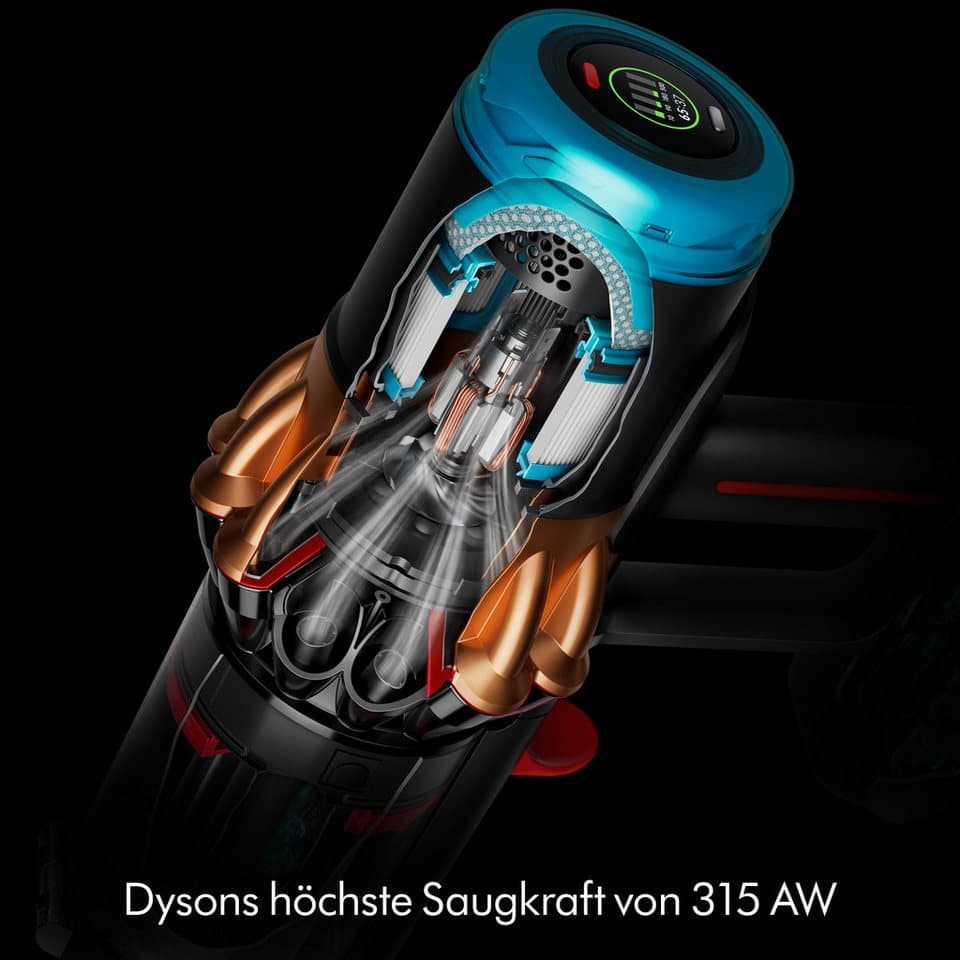 DYSON Akku-Hand-und Stielstaubsauger V16 (DS60) Piston Animal Submarine™, bis zu 70 Minuten Laufzeit, 900 W - Thumbnail 3