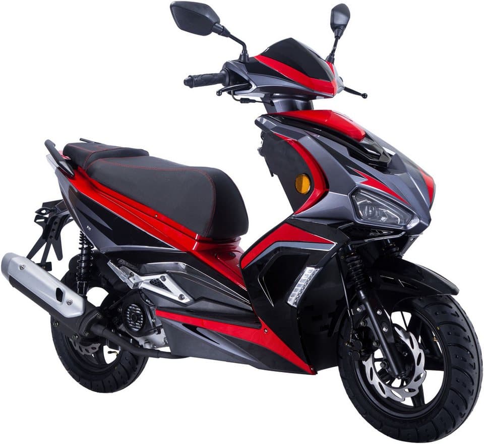 GT UNION Motorroller Striker 25, 49,5 ccm, 25 km/h, Euro 5, Luftgekühlter Motor