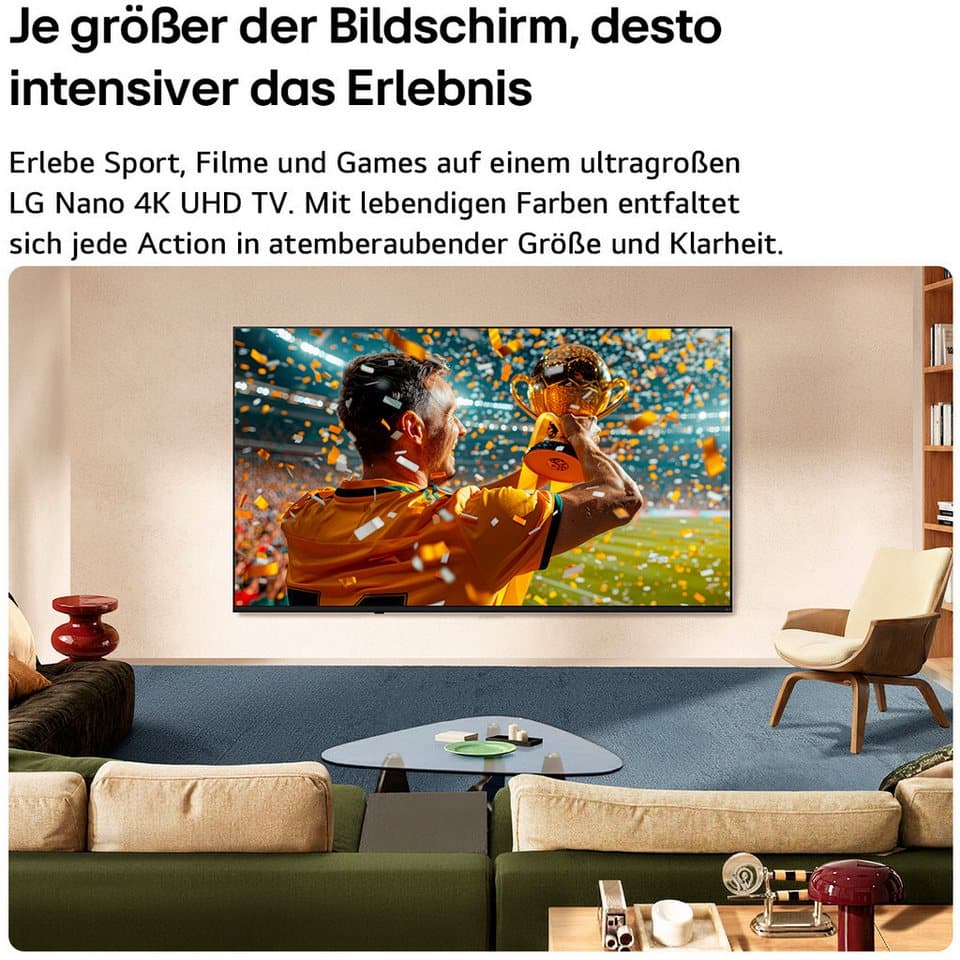 LG 75NU850B6LA DLED-Fernseher (189 cm/75 Zoll, 4K Ultra HD, Smart-TV) - Thumbnail 16