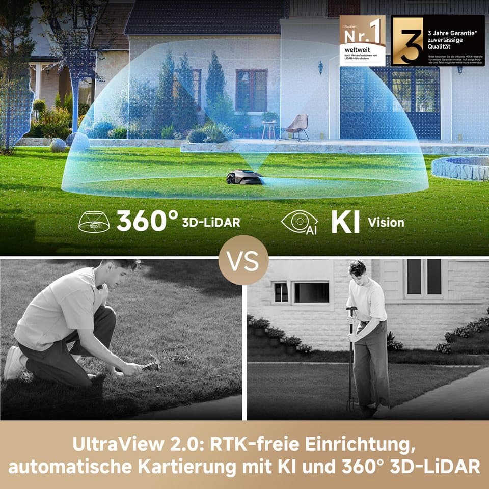 Mova Rasenmähroboter Lidax Ultra 1200, bis 1200 m² Rasenfläche - Thumbnail 17