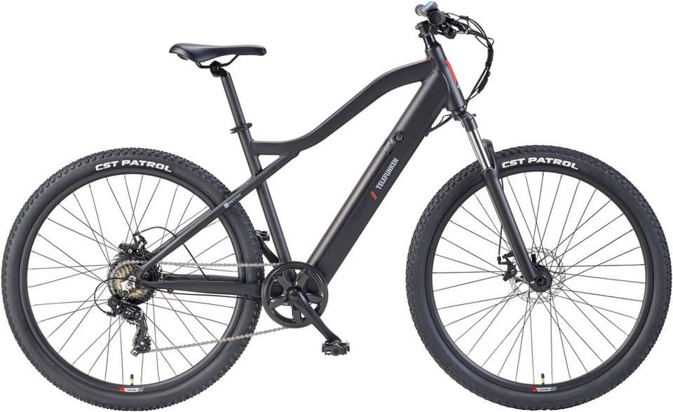 Telefunken E-Bike Mountainbike Aufsteiger MT922, 7 Gang Shimano TY300D Schaltwerk, Kettenschaltung, Heckmotor, 489,6 Wh, Pedelec, Elektrofahrrad, Damen u. Herren, E-MTB, Mountainbike, 29 Zoll - Thumbnail 2