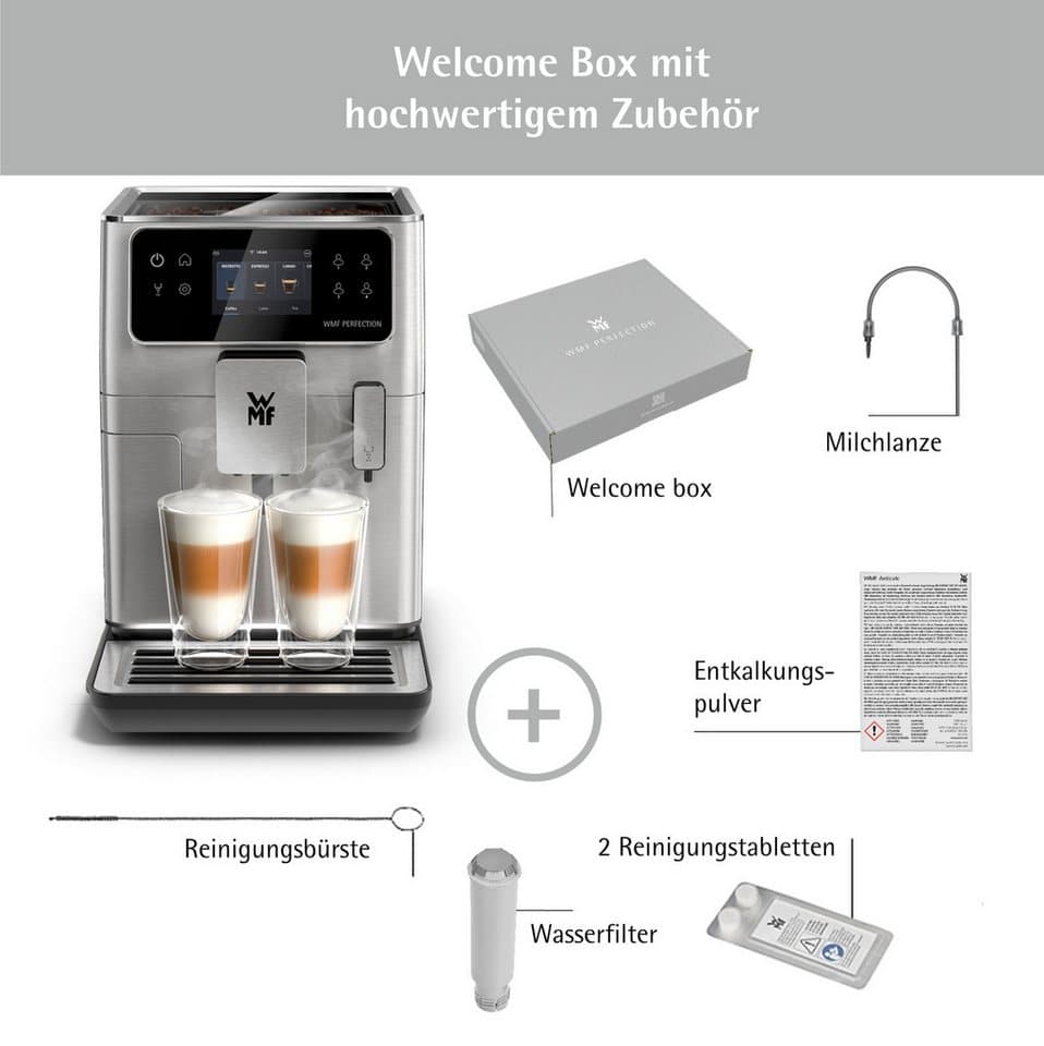 WMF Kaffeevollautomat Perfection 640 CP812D10, besonders leise, hochwertiges Gehäuse, LED-Ambient-Light - Thumbnail 4