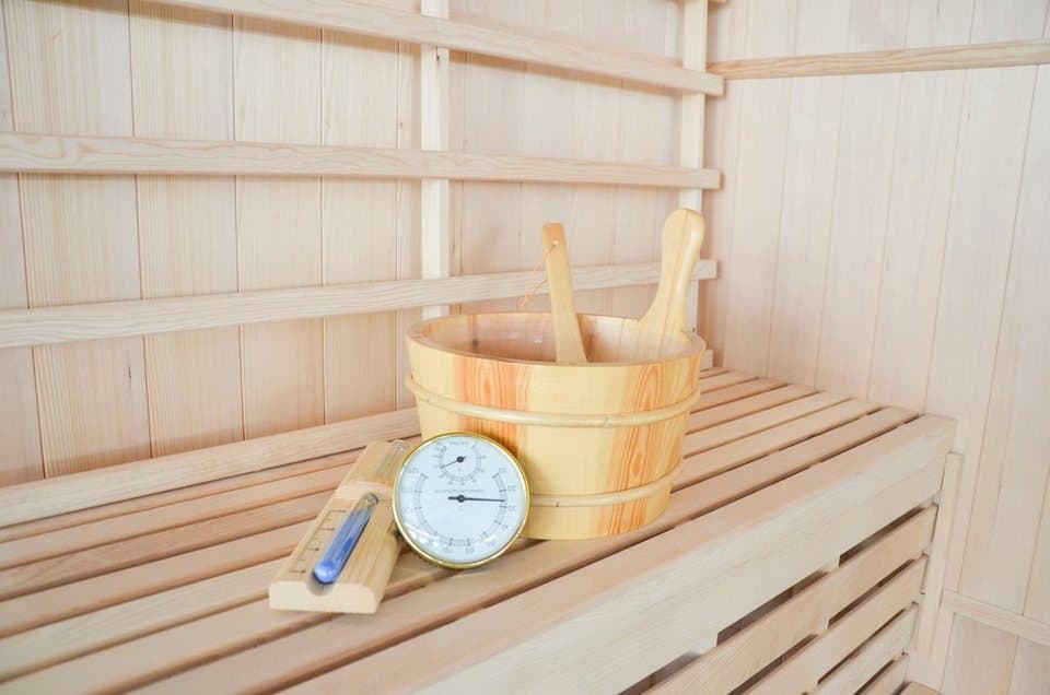 Sanotechnik Sauna TALLINN, BxTxH: 150 x 150 x 200 cm, für 3 Personen - Thumbnail 4