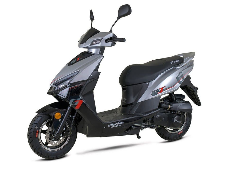 GT UNION Motorroller Sonic X 45, 49,6 ccm, 45 km/h, Euro 5, (Komplett-Set, 2 tlg), Luftgekühlter Motor - Thumbnail 8