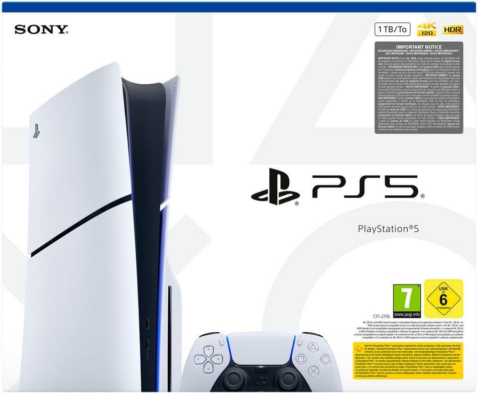 PlayStation 5 PS5 Disk Edition (Slim) + Star Wars Outlaws 1TB - Thumbnail 8