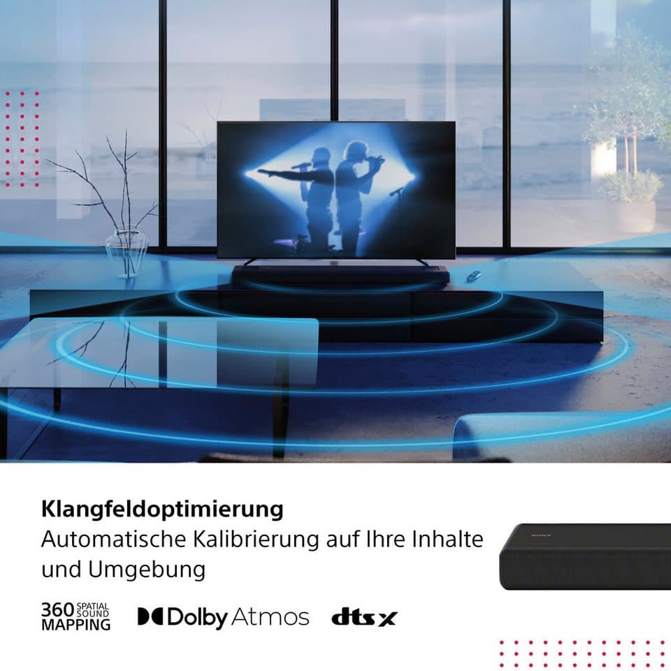 Sony HT-A3000 Soundbar + SA-SW3 Subwoofer Set Soundbar 3.1 (Bluetooth, WLAN (WiFi), 250 W) - Thumbnail 10
