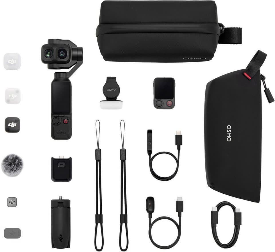 DJI Osmo Pocket 4P (Pro) Vlog Combo Kompaktkamera (37 MP, 3x opt. Zoom, WLAN (Wi-Fi), Bluetooth) - Thumbnail 4