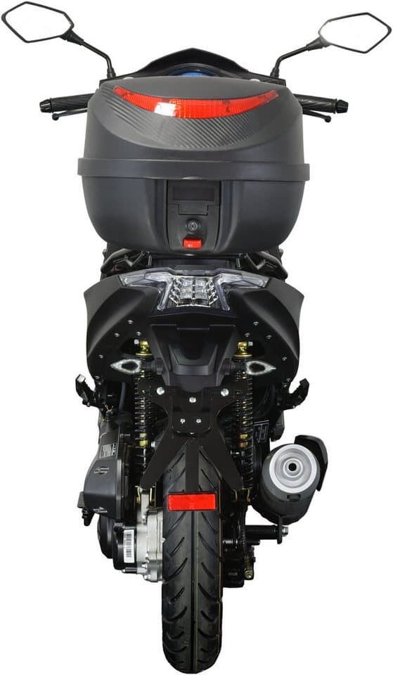 GT UNION Motorroller Striker 45, 49,5 ccm, 45 km/h, Euro 5, (Set, mit Topcase), Luftgekühlter Motor - Thumbnail 6