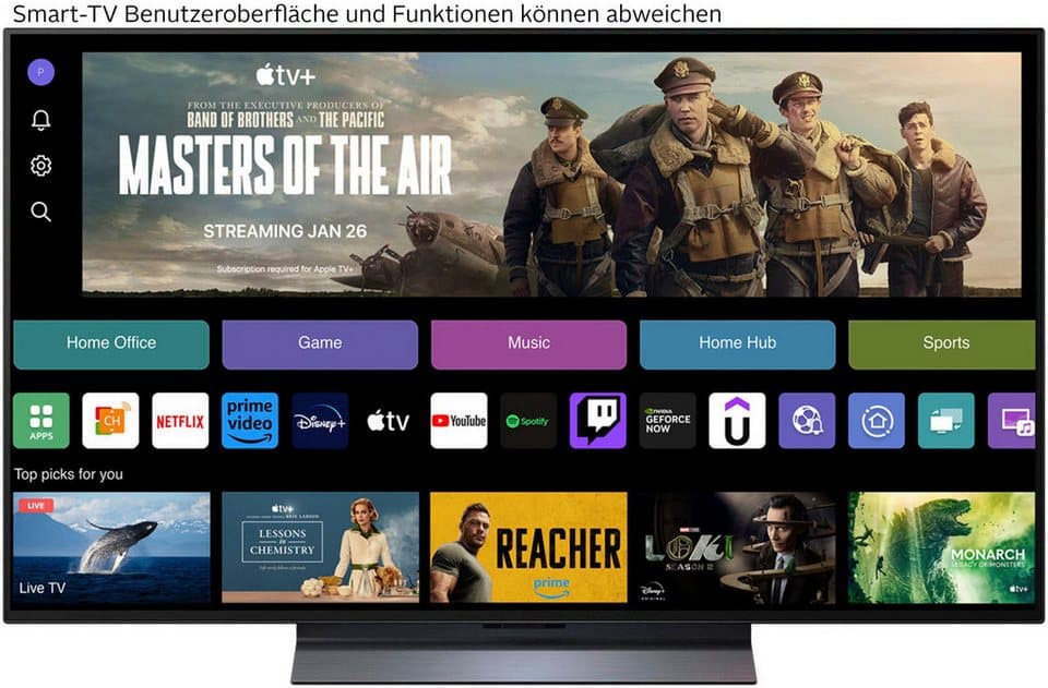 LG OLED48C5ELB OLED-Fernseher (121 cm/48 Zoll, 4K Ultra HD, Smart-TV) - Thumbnail 2