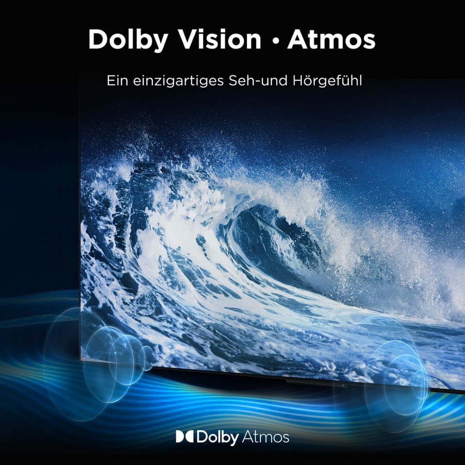 TCL 75P71KX1 QLED-Fernseher (189 cm/75 Zoll, 4K Ultra HD, Smart-TV, Google TV, Multi-HDR, Dolby Vision, Smart TV, Airplay2, Dolby Atmos, Game Master) - Thumbnail 5
