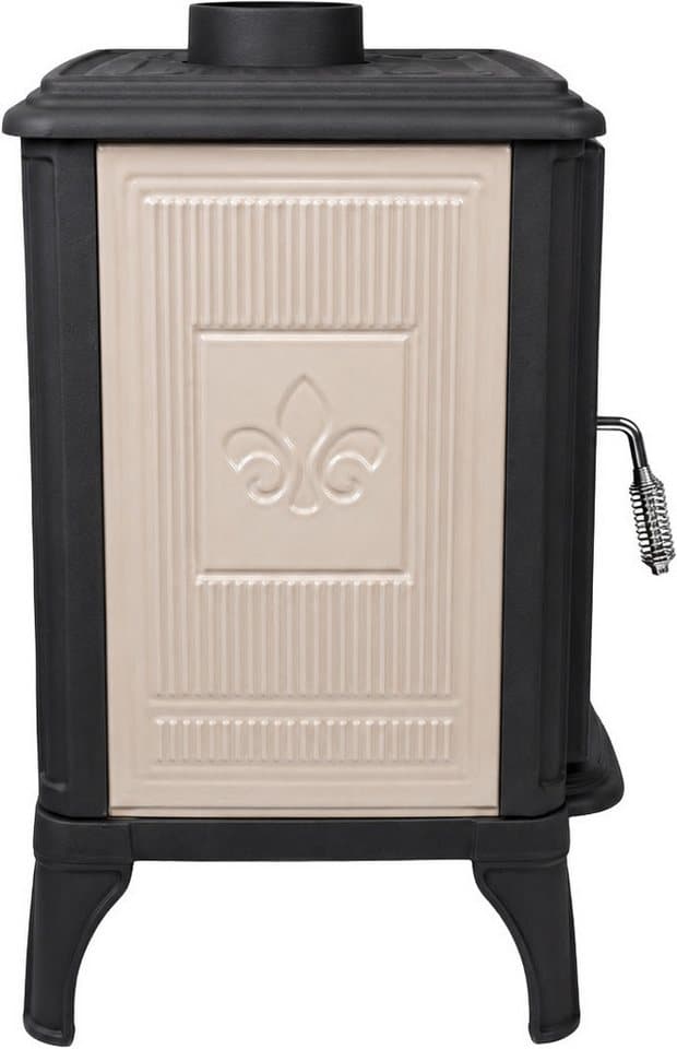 Hanseatic Kaminofen Castor XXL Beige, 10,6 kW, Zeitbrand, Großer Feuerraum - Thumbnail 14