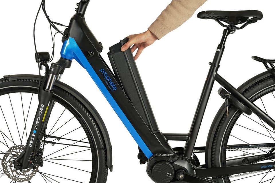 Prophete E-Bike Cityrad Geniesser 6.8, 7 Gang Shimano Nexus Schaltwerk, Nabenschaltung, Mittelmotor, 720 Wh - Thumbnail 7