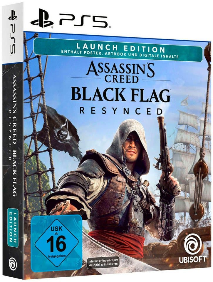 PlayStation 5 PS5 Disk Edition (Slim) inkl. Assassin’s Creed Black Flag Resynced 1TB - Thumbnail 3