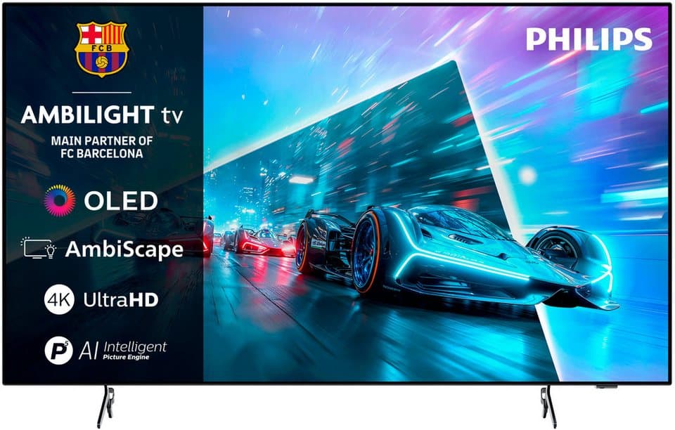 Philips 55OLED761/12 OLED-Fernseher (139 cm/55 Zoll, 4K Ultra HD, Smart-TV) - Bild 1