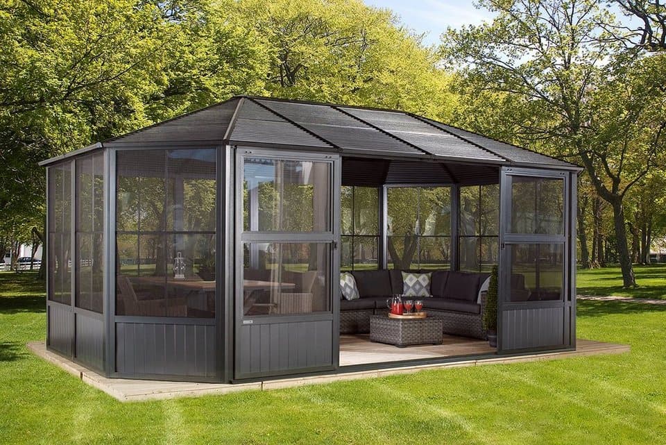 Sojag Pavillon Charleston 12x18, Wintergarten, BxT: 594x384 cm - Thumbnail 3