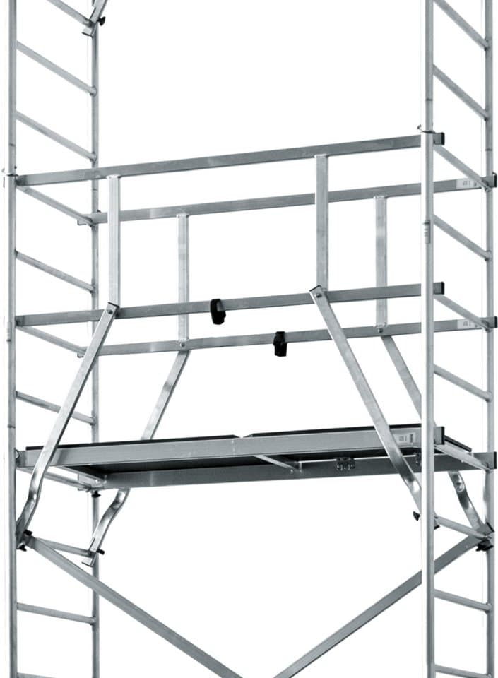 KRAUSE Arbeitsgerüst ClimTec System, (Set), Komplettgerüst, inkl. 1 Aufstockung, Arbeitshöhe: 5 Meter - Thumbnail 5