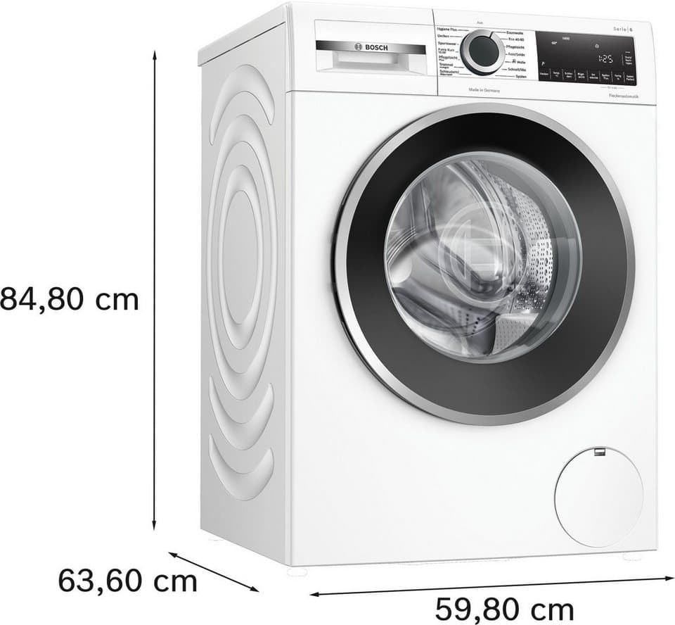BOSCH Waschmaschine Serie 6 WGG244120, 9 kg, 1400 U/min - Thumbnail 5