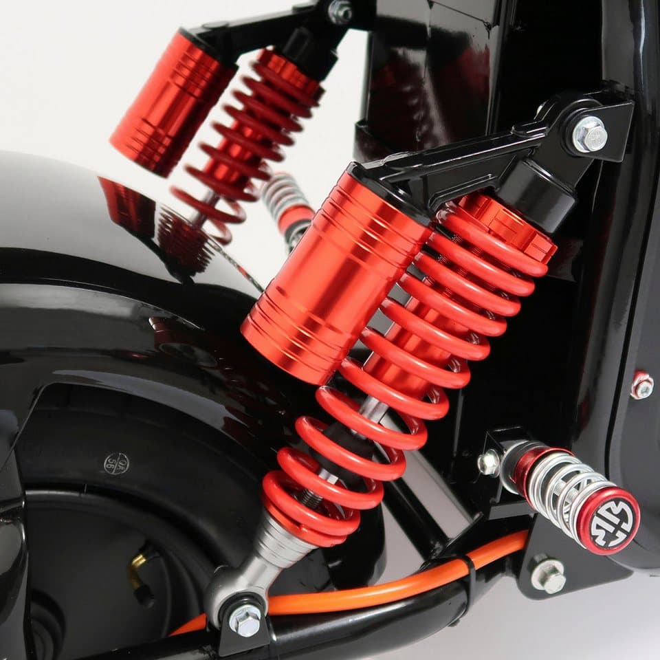 Rolektro E-Motorroller E-Chopper 45, 2 x 60V-25,6Ah Lithium-Akku, 3000 Watt, 3500 W, 45 km/h, bis zu 108 km Reichweite, mit USB-Anschluss und integr. Alarmanlage - Thumbnail 12