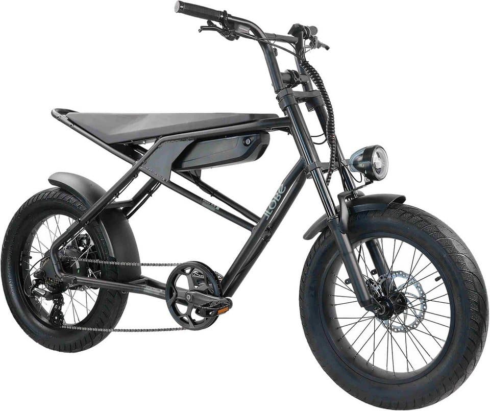 LLobe E-Bike Klapprad Moto E-Bike Moto 2.6, 8 Gang Shimano Tourney Schaltwerk, Kettenschaltung, Heckmotor, 280,11 Wh - Thumbnail 2