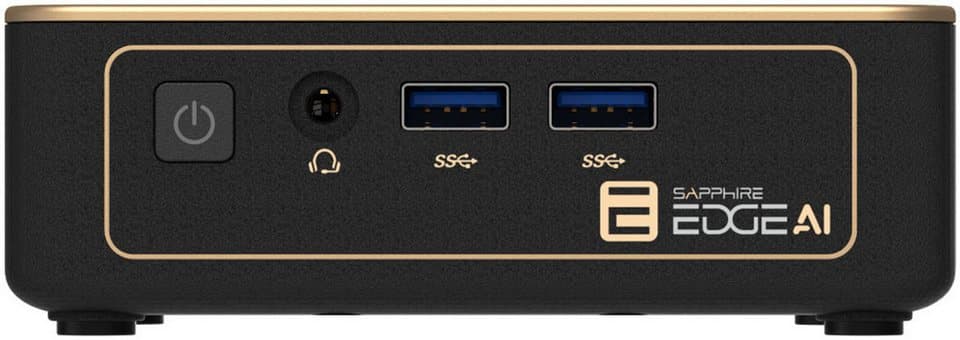 Sapphire EDGE AI 350 Barebone-PC (AMD Ryzen AI 7 350, Radeon 860M, 96 GB RAM, 0 GB SSD, Luftkuhlung) - Thumbnail 5