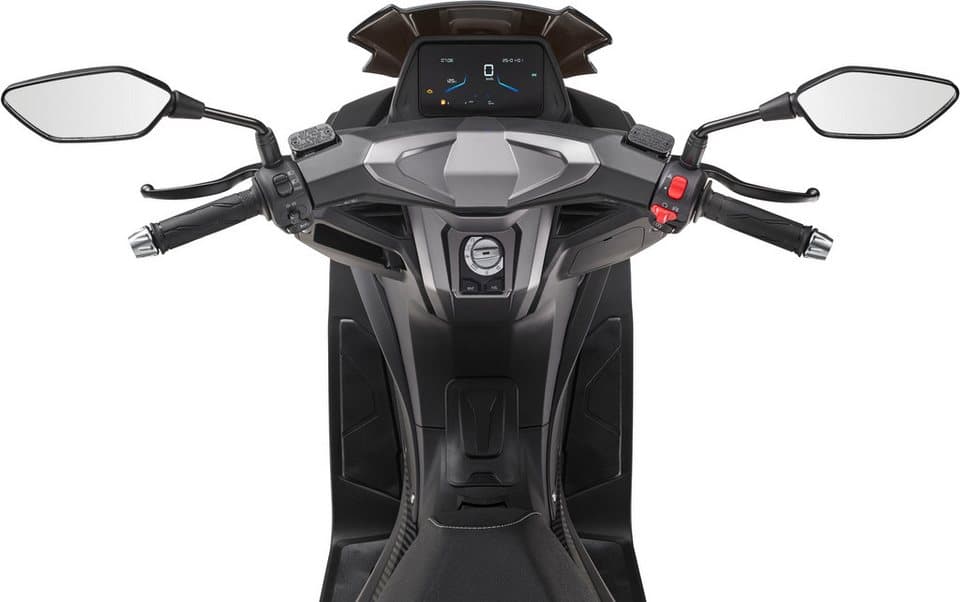 Luxxon Motorroller Silvermax 125 (85 km/h), E5+, Maxi-Scooter, matt-anthrazit, 125 ccm, 85 km/h, Euro 5+, Euro 5+, Windschild, CBS, USB-Anschluss, Maxi-Scooter, Keyless Go - Thumbnail 5