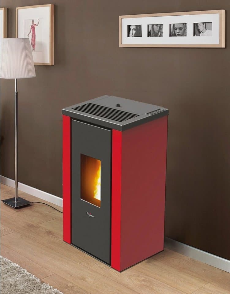 Pegaso Pelletofen VERA, 7 kW, Zeitbrand, Stahl - Thumbnail 2