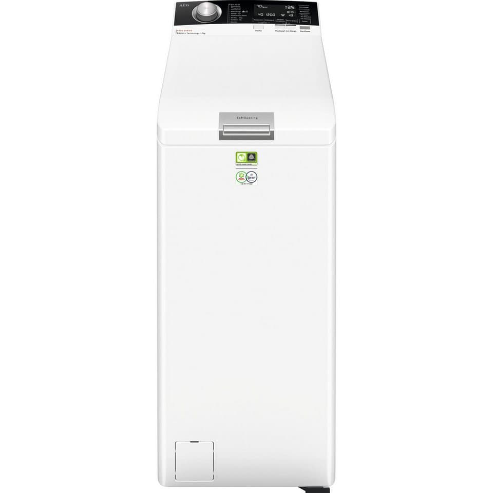 AEG Waschmaschine Toplader 8000 PowerCare® LTR8A80370, 6 kg, 1300 U/min, PowerClean: Vollständige Fleckenentfernung in 59 Min. bei nur 30 °C