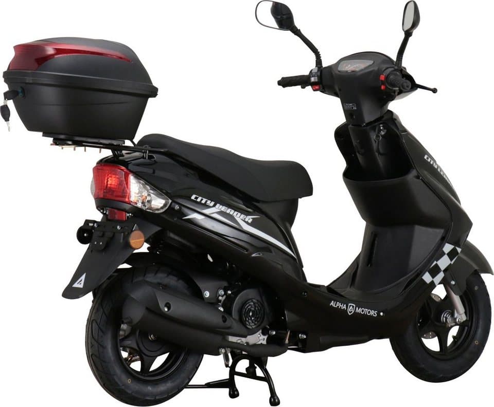 Alpha Motors Motorroller CityLeader, 50 ccm, 45 km/h, Euro 5, inkl. Topcase - Thumbnail 8
