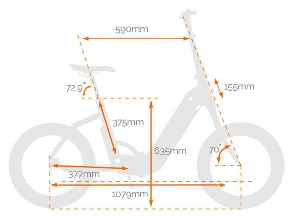 SMARTMOTION E-Bike Faltrad Smartmotion E20 Step thru, 7 Gang Shimano 7-Gang Kompakt-Shimano Schaltwerk, 460 Wh - Thumbnail 5