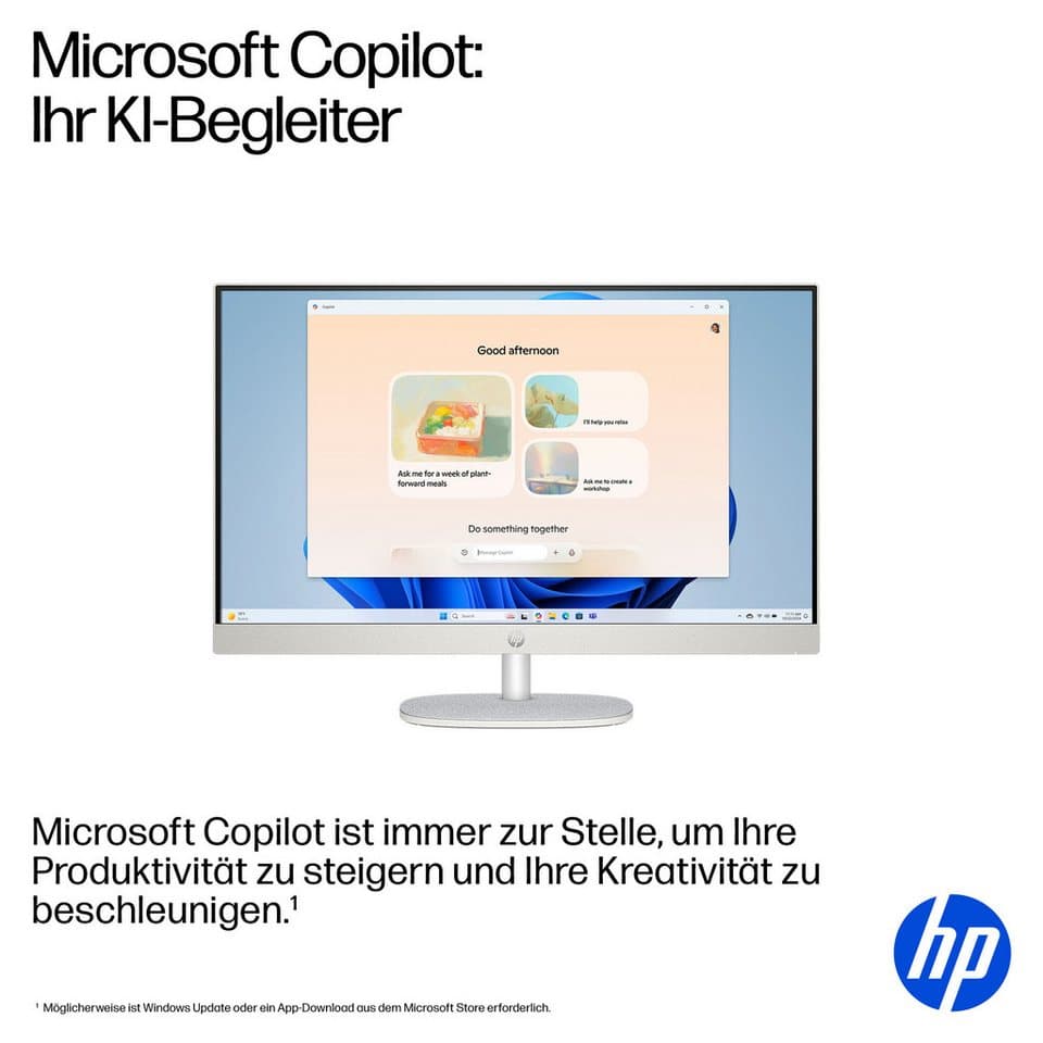 HP 27-cr0009ng All-in-One PC (27 Zoll, Intel Core i5 1335U, Iris® Xe, 16 GB RAM, 512 GB SSD) - Thumbnail 9