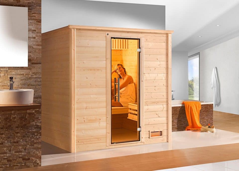weka Sauna Bergen, BxTxH: 198 x 181 x 204 cm, 45 mm, ohne Ofen - Thumbnail 7