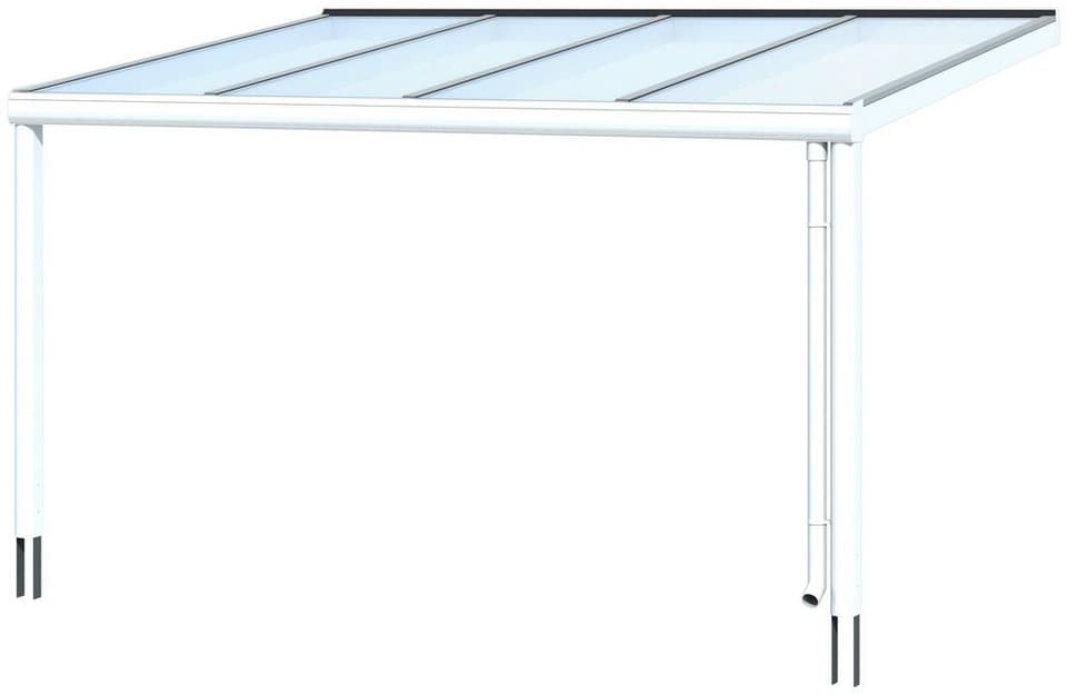 Skanholz Terrassendach Genua, BxT: 434x257 cm, Bedachung Doppelstegplatten, 434 cm Breite, verschiedene Tiefe - Thumbnail 2