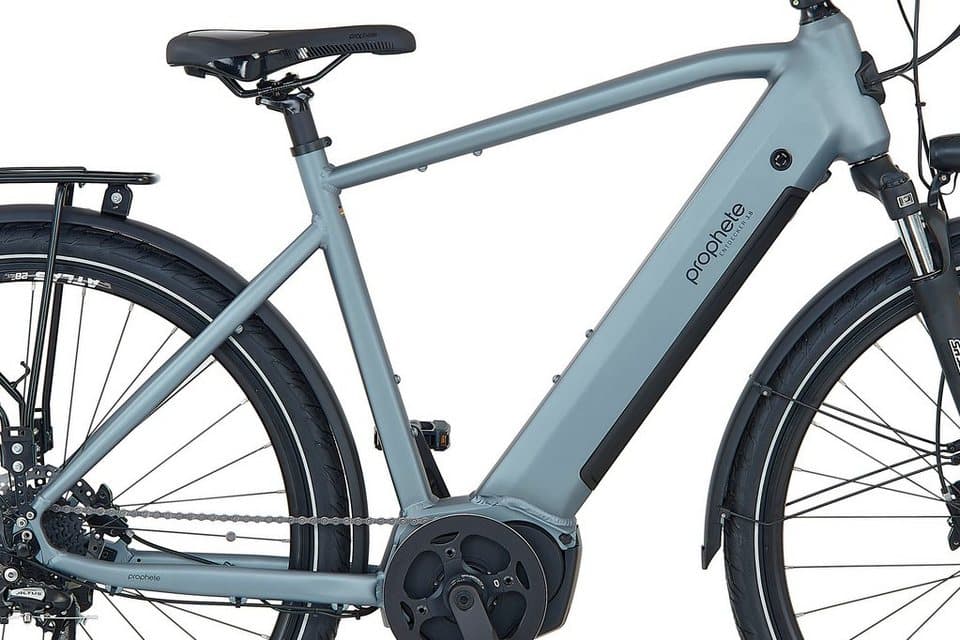 Prophete E-Bike Trekkingrad Entdecker 3.8, 8 Gang Shimano Altus Schaltwerk, Kettenschaltung, Mittelmotor, 540 Wh, Pedelec, Elektrofahrrad für Herren - Thumbnail 9