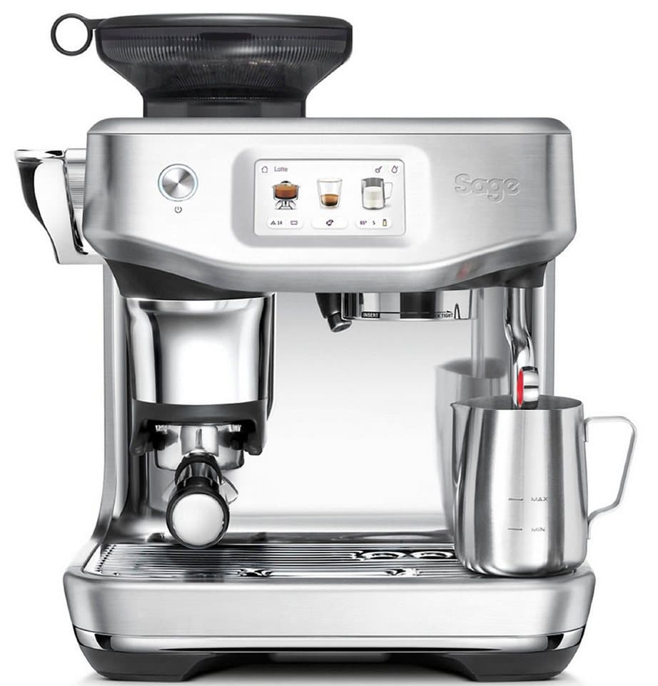 Sage Espressomaschine Barista Touch Impress SES882BSS, Cold Brew & Cold Espresso, Barista-Anleitung, Einstellungen für Milchalternativen - Bild 1