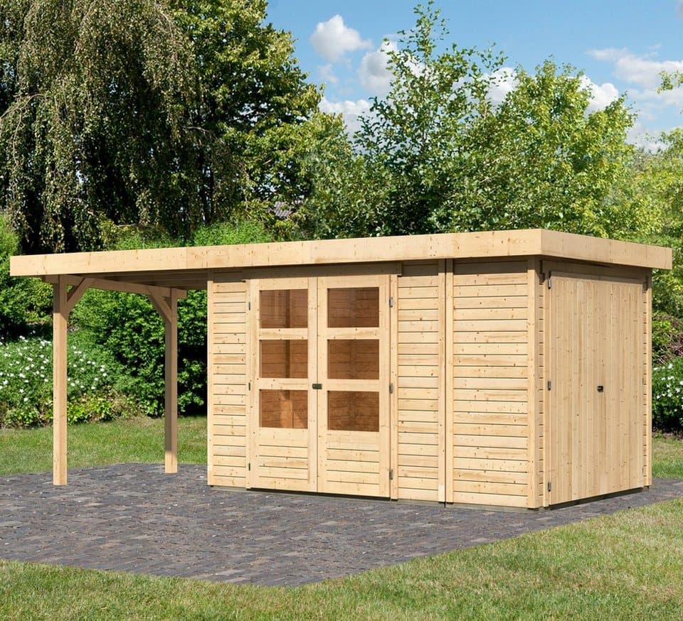 Karibu Gartenhaus Ostsee 3, BxT: 566x238 cm, (Set) - Thumbnail 7