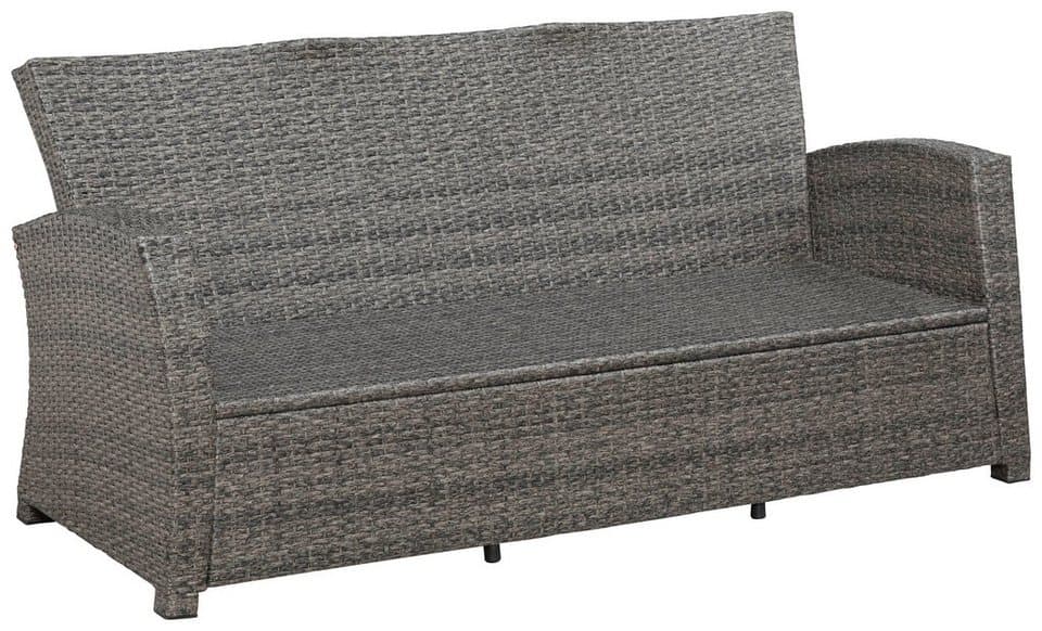KONIFERA Gartenlounge-Set Siros, (Set, 12-tlg., 1x 3er Sofa, 2x Sessel, 1x Tisch 135x82x65cm, inkl. Auflagen), Polyrattan, Stahl, Tischplatte aus Nonwood, geeignet für 5 Personen - Thumbnail 8