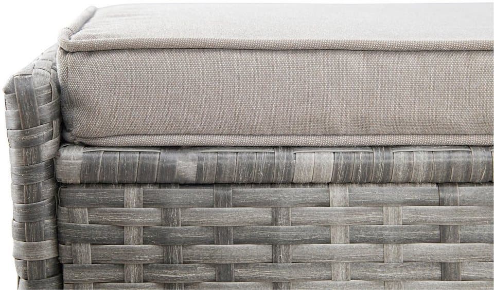 KONIFERA Garten-Essgruppe Parla, (Set, 21-tlg., 6xSessel, 1x AZ-Tisch 150-242,5cm,2x Hocker,inkl. Auflagen, Polyrattan), 2 der 6 Sessel sind verstellbar, Grau, Tischplatte aus Sicherheitsglas - Thumbnail 18