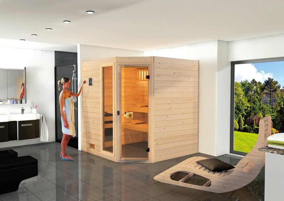 weka Sauna Valida, BxTxH: 189 x 172 x 204 cm, 38 mm, ohne Ofen - Thumbnail 5