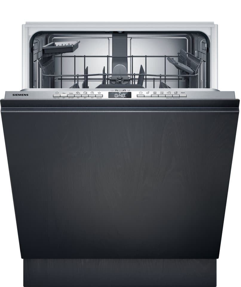 SIEMENS vollintegrierbarer Geschirrspüler iQ300 SN63EX28AE, 13 Maßgedecke, Made in Germany, flexible Körbe & Schubladen, Spülturbo varioSpeed - Thumbnail 2