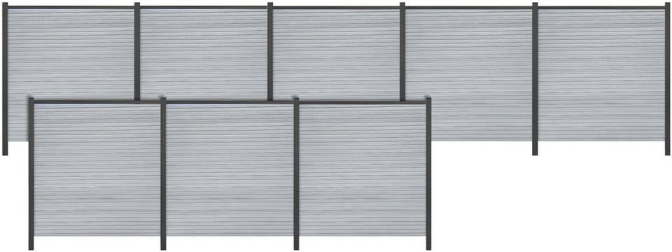 Tetzner & Jentzsch Sichtschutzelement WARREN 6, (Set), pflegeleicht, coextrudierte Oberfläche, Design-Oberfläche - Bild 1