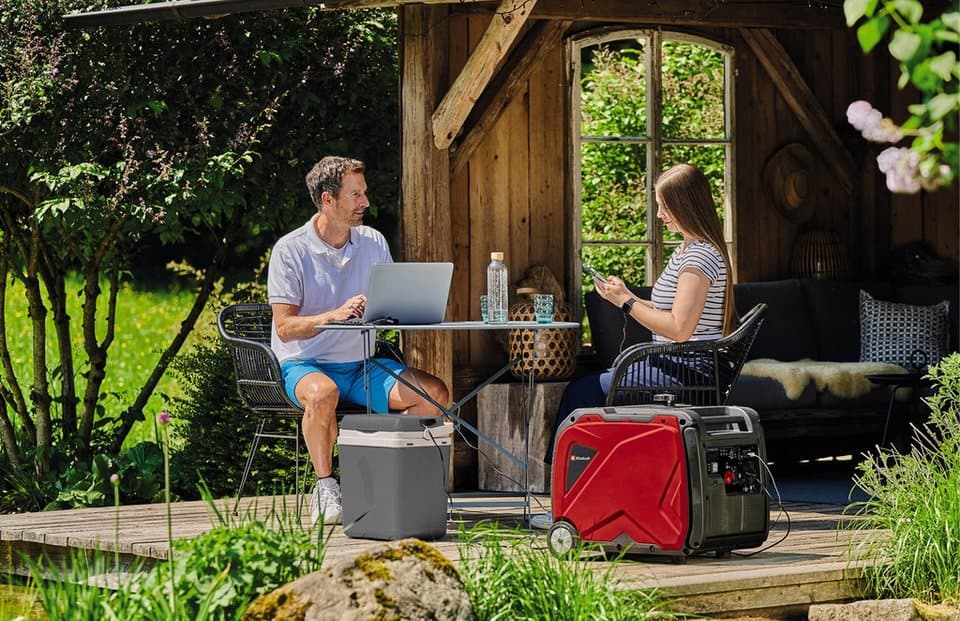 Einhell Stromerzeuger TE-IG 3500, mit 2 230-V-Steckdosen, 2 USB-Anschlüssen und 1 12-V-Anschluss - Thumbnail 7