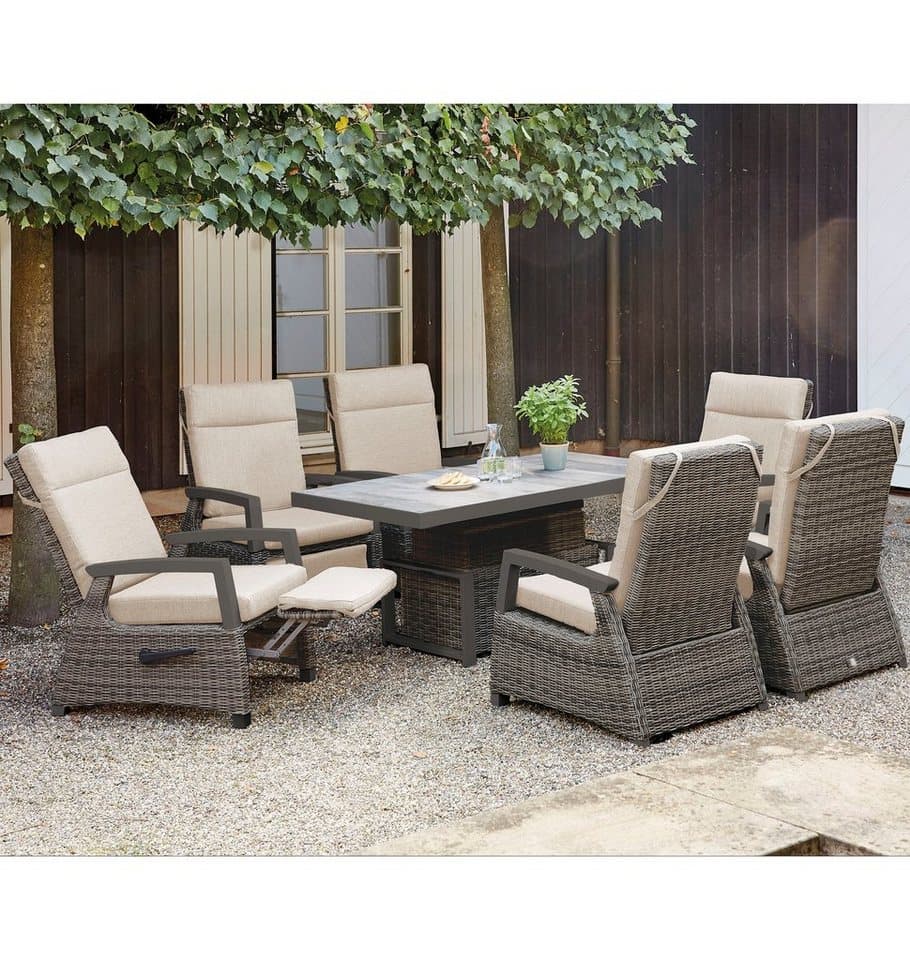 Siena Garden Gartenlounge-Set Corido, (Set, 8-tlg), bestehend aus 4 Sesseln und 4 Auflagen - Thumbnail 30