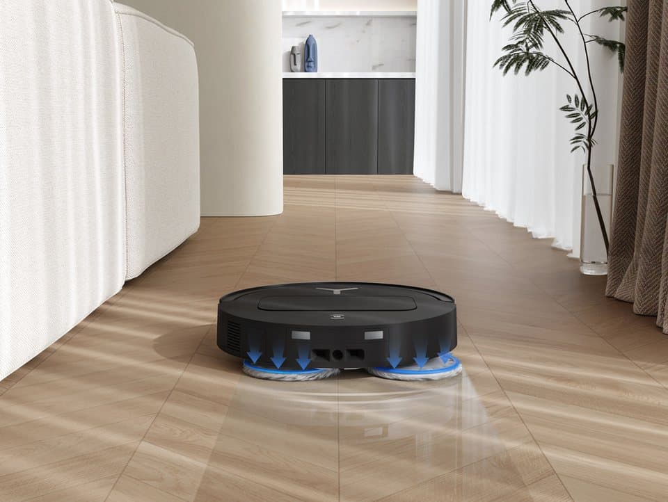 ECOVACS Saugroboter mit Wischfunktion, ECOVACS DEEBOT T50 OMNI, 15.000 Pa, OMNI-Station mit 75° Mopp-Waschen, OZMO Turbo, Ultraflaches Design - Thumbnail 12