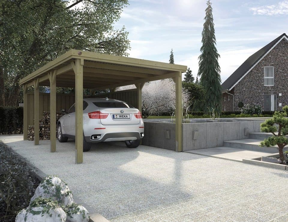 weka Einzelcarport 617 Gr.2, BxT: 322x612 cm, 215 cm Einfahrtshöhe - Thumbnail 2
