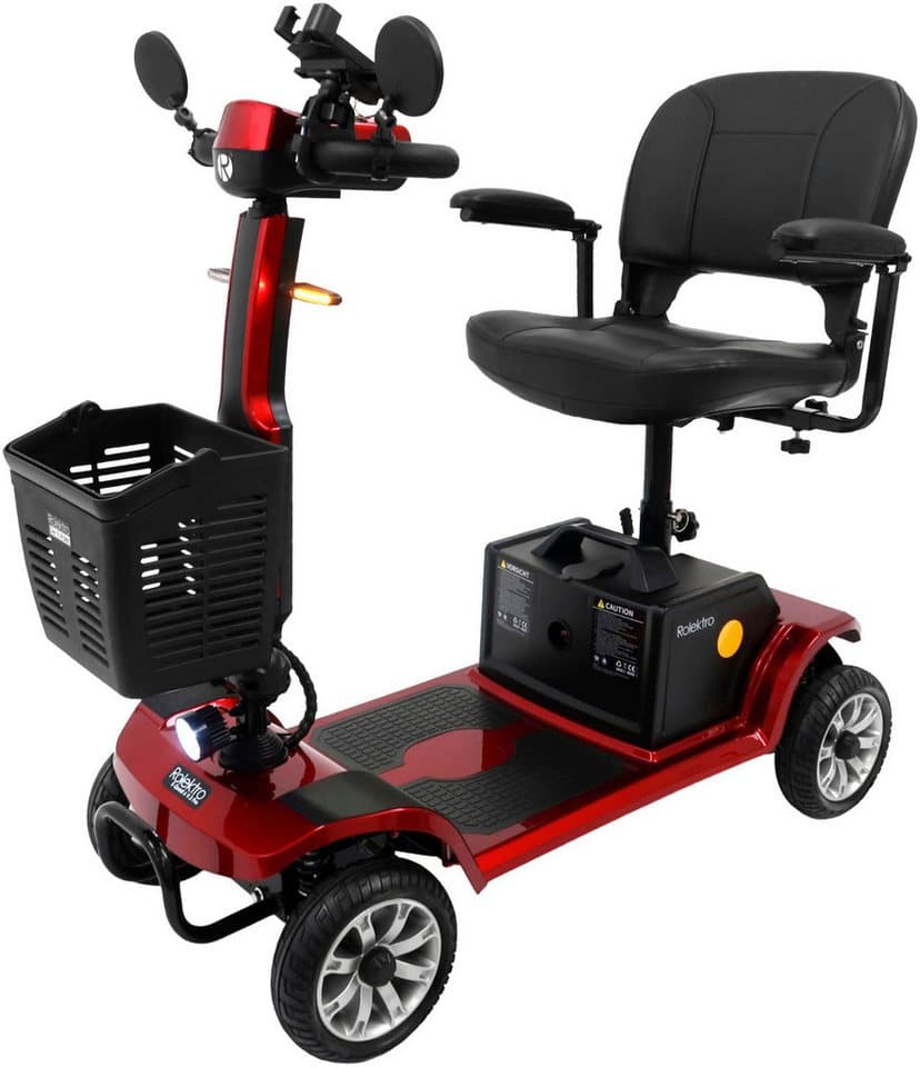 Rolektro Elektromobil E-Quad 6 V.3 Pro, Rot, 24V-20Ah Lithium-Akku, 300 Watt, 6 km/h - Thumbnail 2